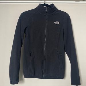 THE NORTH FACE Fleece Full Zip Up Jacket - Black XS